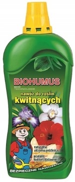 NAWÓZ NATURALNY DO ROŚLIN KWITNĄCYCH BIOHUMUS 1,2L
