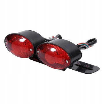 Lampa motocyklowa podwójny uchwyt na tablicę