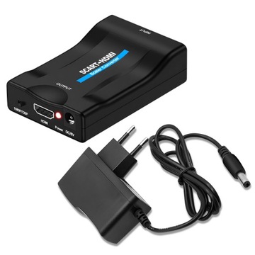 Адаптер Конвертер SCART в адаптер AV-сигнала HDMI EURO FULLHD