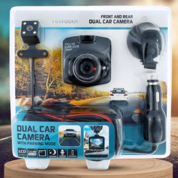 Автомобильная ВИДЕОкамера передняя + задняя G-сенсор 3 в 1 Full HD