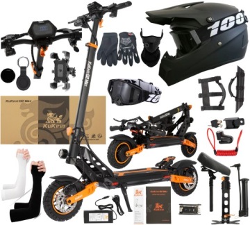 KuKirin G2 Max Skládací 1200W 48V 20.8AH 55KM/H 70KM Terén +9 Dárek Pl