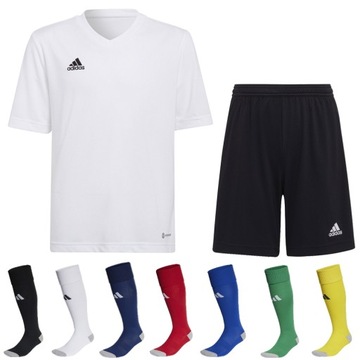 ADIDAS Strój Piłkarski Dla Dzieci - Komplet 116cm