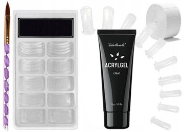 IS ZESTAW ACRYLGEL BUDUJĄCY ŻEL AKRYL FLEXY GEL
