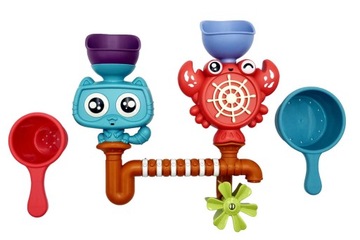 ВОДЯНАЯ ВАННА ИГРУШКА ДЛЯ ВАННЫ КОТЕНОК КРАБ ФОНТАН