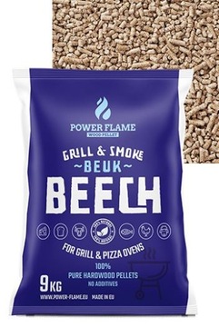 Pellet Do Grillowania Power Flame Buk 9kg