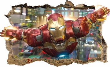 IRON MAN AVENGERS Naklejka na ścianę 100x62 #36