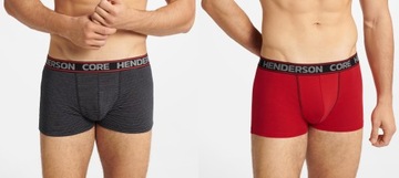 BOKSERKI MĘSKIE HENDERSON CORE 2-PAK ROZ. M