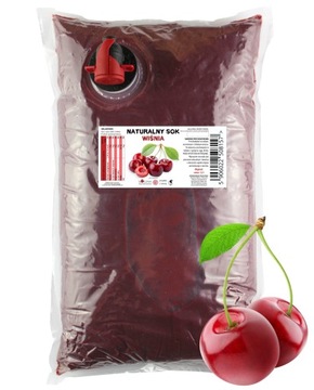 SOK Z WIŚNI WIŚNIOWY TŁOCZONY 100% NFC NATURALNY DLA DZIECI 1,5L