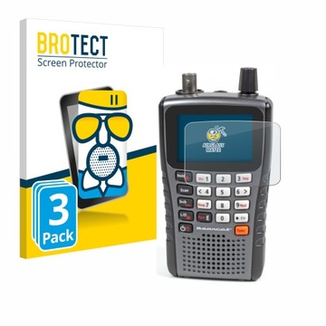 3x Szkło matowe BROTECT AirGlass na ekran do Uniden UBC125XLThand