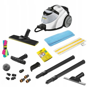 Myjka parowa Karcher SC5 EasyFix 2200W Parownica zestaw akcesoriów do domu