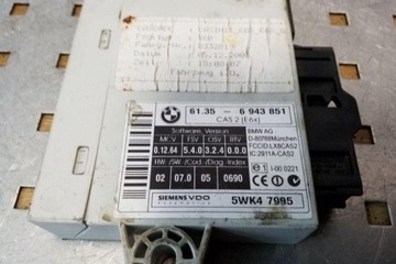 MODUL CENTRÁLNÍHO ZÁMKU BMW 5 TOURING (E61) 61356943851 3.0L DIESEL 160KW