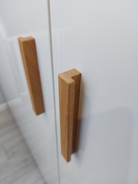 Ручка мебельная деревянная, дуб ELKA, длина 160мм, разм. 128мм ПОЛЬСКИЙ ИЗДЕЛИЕ