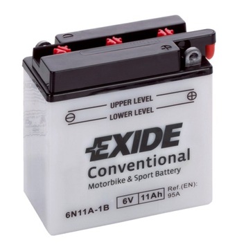 Akumulator Exide 6N11A1B 11Ah 95A P+ MOŻLIWY DOWÓZ MONTAŻ