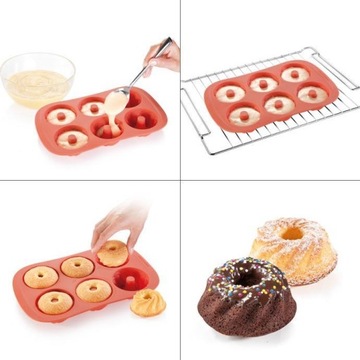 СИЛИКОНОВАЯ ФОРМА TESCOMA ДЛЯ 6 МИНИ-МАББЛОВ