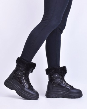 СНЕЖНЫЕ БОТИНКИ ЖЕНСКИЕ, ОЧЕНЬ ТЕПЛЫЕ МЕХОВЫЕ