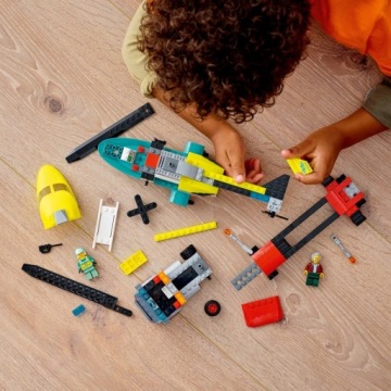 LEGO CITY 60343 СПАСАТЕЛЬНЫЙ ВЕРТОЛЕТ ГРУЗОВИК