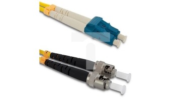 Qoltec Patchcord światłowodowy LC/UPC - ST/UPC Singlemode 9/125 G652D Dup