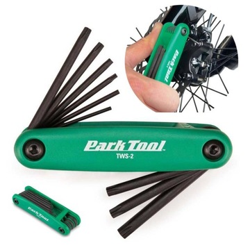 Zestaw narzędzi (scyzoryk) Torx Park Tool TWS-2, 9 funkcji, T7 - T40