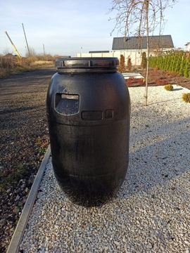 Пластиковая ствола 220L Сертификат продовольствия черный жесткий сертификат 200л