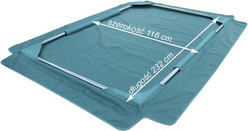 КРЫША ДЛЯ САДОВЫХ КАЧЕЛЕЙ 116x232 Kodura BLUE POLISH PRODUCT