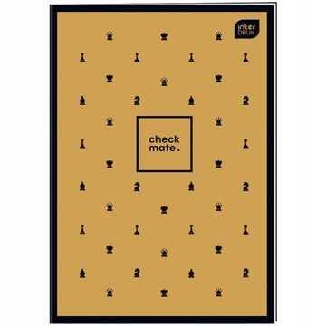 Zeszyt A4/60k kratka CHESS Soft Touch Interdruk