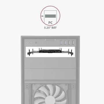 Szyny Ramka Sanki 3x HDD SSD 2.5 3.5 cala 5.25 aXG