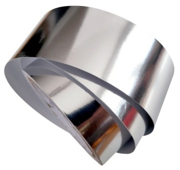 Серебряная самоклеящаяся декоративная лента 2 см x5mb