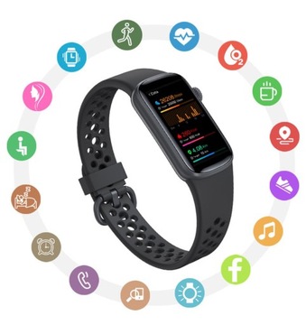 SMARTWATCH SMARTBAND СПОРТИВНЫЙ РЕМЕСЛ AMOLED МЕНЮ ПОЛЬСКИЙ