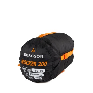 Спальный мешок Bergson ROCKER 200 Navy до -8 градусов 230 x 80 x 50 см