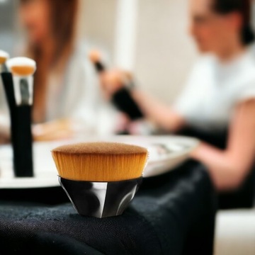 ПЛОТНАЯ МЯГКАЯ ЩЕТКА ДЛЯ ТОНАЛЬНОЙ ЖИДКОСТИ ТВЕРДАЯ ЖИДКАЯ ЩЕТКА