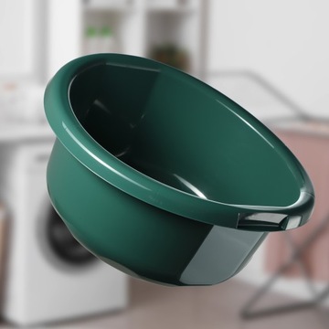 МИСКА КРУГЛАЯ ПЛАСТИКОВАЯ 3,5 Л ДЛЯ МОЙКИ С РУЧКАМИ