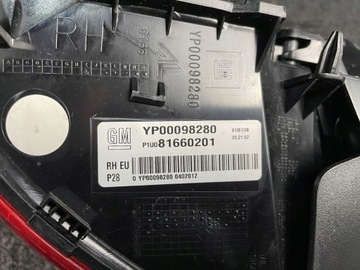 OPEL GRANDLAND X SVĚTLO PRAVÁ ZADNÍ YP00098280