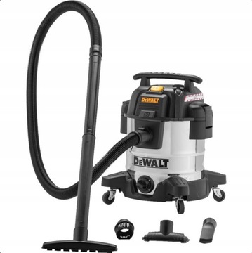 ODKURZACZ PRZEMYSŁOWY DEWALT DXV30SAPTA 30L 1050W gniazdo do elektronarzędz