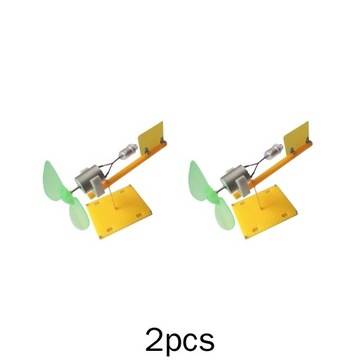 2x Mini Generator Wiatrowy Miniaturowy Zestaw