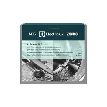 Electrolux M2GCP600 do pralki i zmywarki 3 w 1 CLEAN&CARE - 6szt.