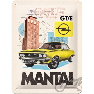 TABLICA PLAKAT 15X20 OPEL MANTA GT/E 26262