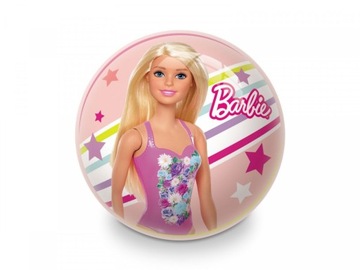 BARBIE PIŁKA dla DZIEWCZYNEK kolorowa 23cm BRIMAREX nieduża PIŁECZKA GUMOWA