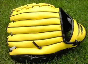 Catcher Smooth Baseball Glove Pu Right Left Hand Yellow Baseball Gloves Chi