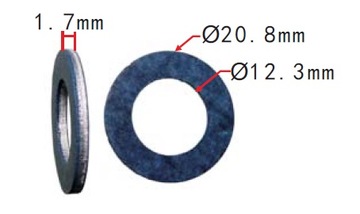 2 ШАЙБЫ ДЛЯ СЛИВА МАСЛА RAV4 VERSO YARIS