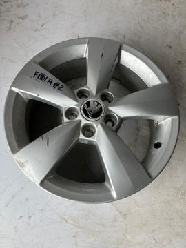 ALU DISK SKODA FABIA III 15 PALCŮ 5JA601025 #2