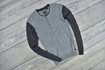 AX Armani Exchange Sweter Męsi Szary Wełna / M