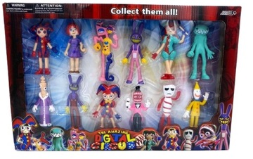 THE AMAZING DIGITAL CIRCUS Zestaw FIGURKI ZESTAW 12 SZTUK