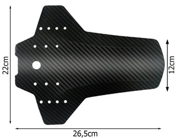 КОМПЛЕКТ ВЕЛОСИПЕДНЫХ КРЫЛЬЕВ ПЕРЕДНЕЕ ЗАДНЕЕ MTB 24 26 28 ДЮЙМОВ ДЛЯ ВЕЛОСИПЕДНОГО КРЫЛА