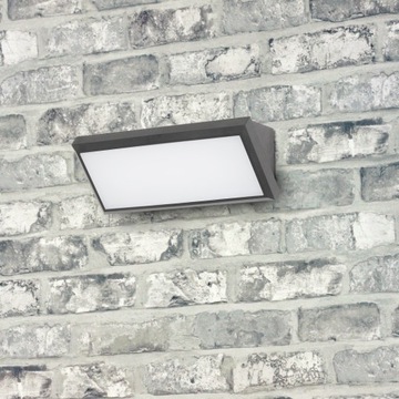 НАРУЖНЫЙ НАСТЕННЫЙ СВЕТИЛЬНИК САДОВЫЙ ФАСАДНЫЙ СВЕТИЛЬНИК 12ВТ МОЩНЫЙ СВЕТОДИОД IP65