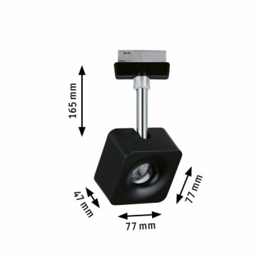 Paulmann URail Спот CUBE DIM 8W 4000K - черный матовый