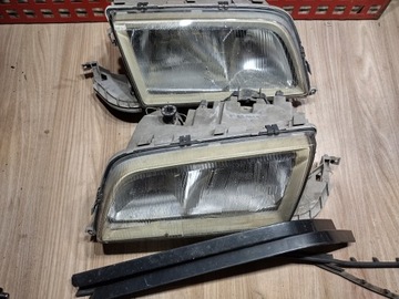 2 szt. lampa lampy reflektor przód listwy uszczelki Mercedes W202 1997r