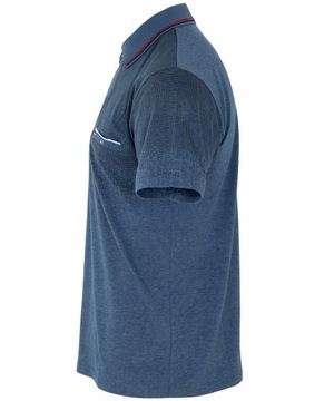 ФУТБОЛКА ПОЛО мужская СИНЯЯ с карманом, размер М