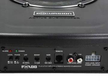 Трубка сабвуфера Excursion 500 Вт под сиденьем