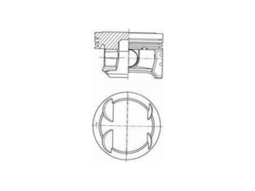 KOLBENSCHMIDT 41006610 PÍST