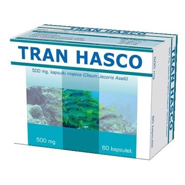 Tran Hasco, 500mg, 60 kapsułek